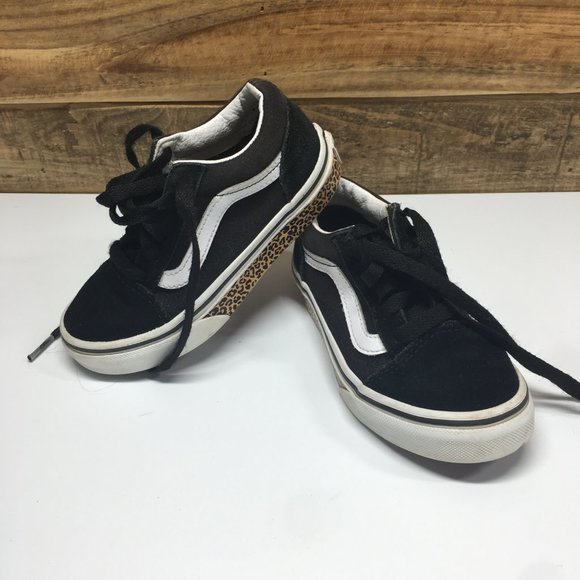 Vans 'Off the Wall' Animal Print Leopard Kids 10.5 - Picture 1 of 7
